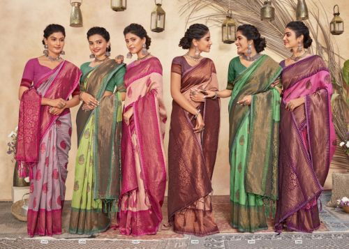 Sangam Mansi Silk Rich Pallu Exclusive Wear Wholesale Designer Sarees
